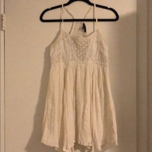 White, lace, sundress, size 2